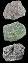 Set of rocks and minerals Ã¢ââ9 Royalty Free Stock Photo